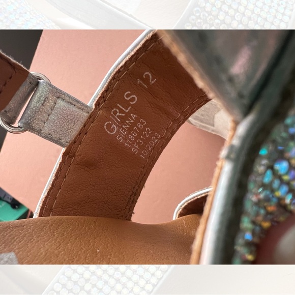 DV by Dolce Vita Kids Sandals with Silver and Tan - Picture 5 of 5